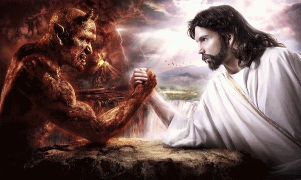 The perfect dialectic: Satan vs. God, thesis and antithesis, the dualism of pagan religions. 