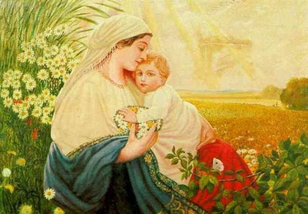 Mary and Jesus in 1913 by Adolf Hitler