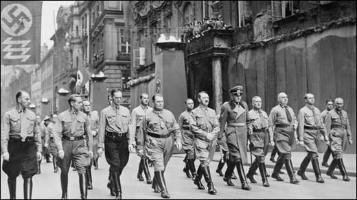March to the 1923 meeting in Beer Hall Putsch