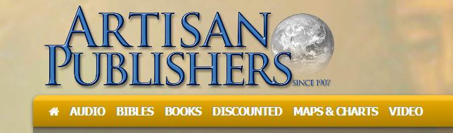 Artisan Publishers website header