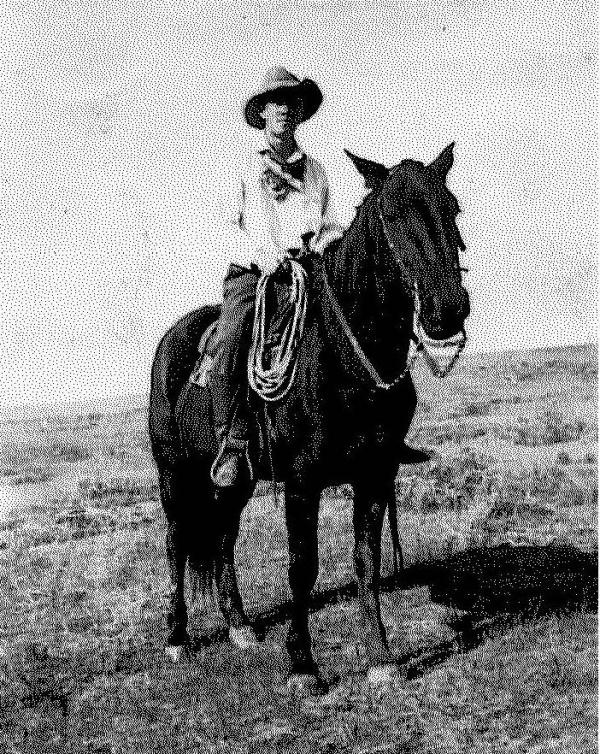 My grandfather, a cowboy in Montana